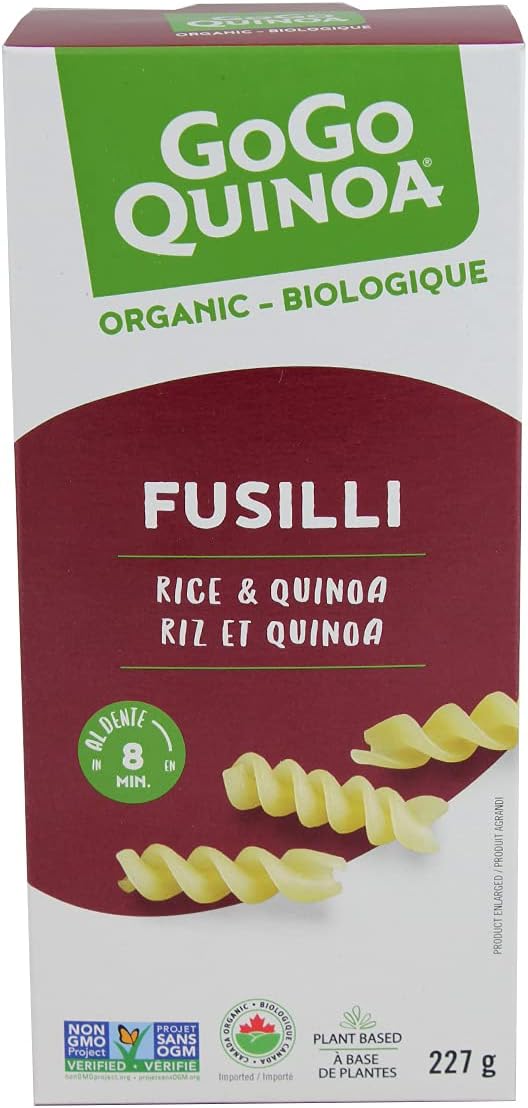 Quinoa pasta in a box.